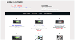 Desktop Screenshot of motoelektron.com